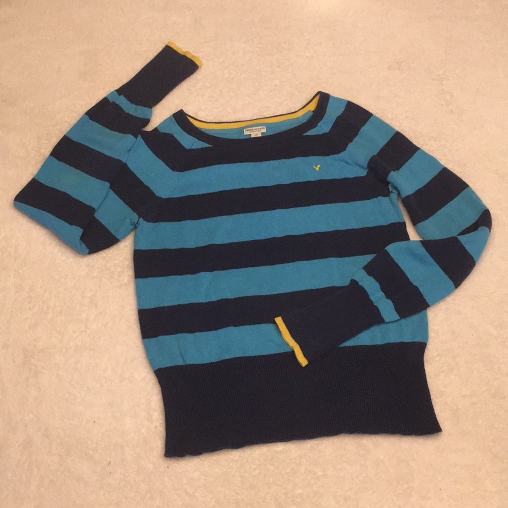 Striped American Eagle sweater